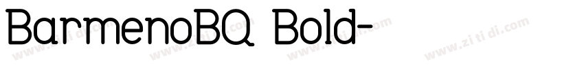 BarmenoBQ Bold字体转换